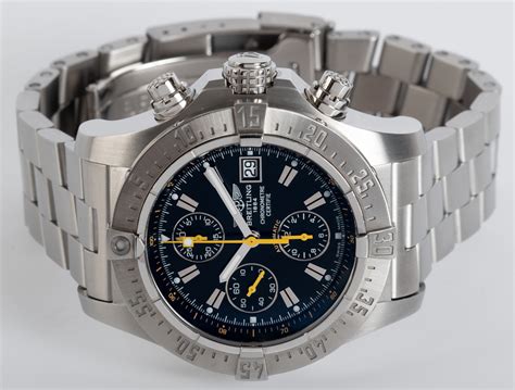 breitling super avenger code yellow|breitling a13380r4.